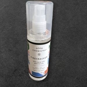 Good Chemistry Firecracker Body Spray w/ Essential Oils Mist 4.25oz Flirty + Fun